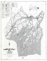 Cumberland County - Section 12f - Brunswick, Harpswell, Freeport, Maine State Atlas 1961 to 1964 Highway Maps